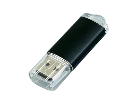 USB 2.0- флешка на 64 Гб с прозрачным колпачком