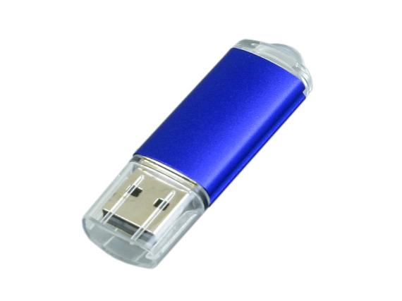 USB 2.0- флешка на 64 Гб с прозрачным колпачком