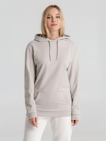 Толстовка с капюшоном унисекс Hoodie, дымчато-серая, размер M