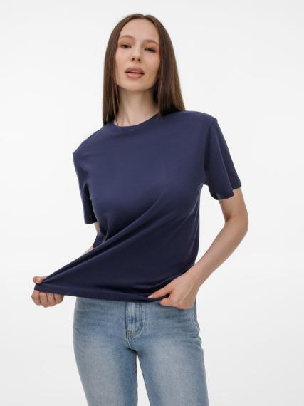 Футболка T-Bolka 180 темно-синяя, размер S