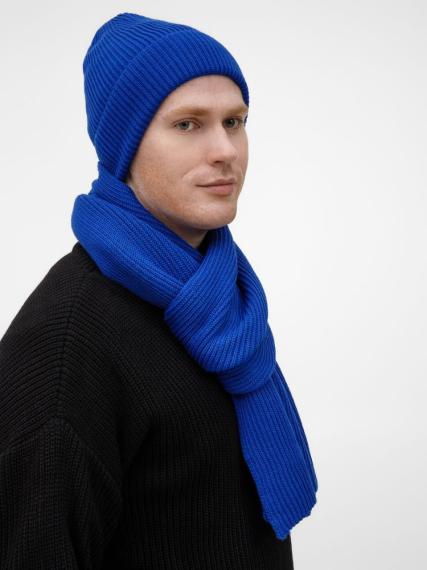 Шарф Nobilis Mono, ярко-синий