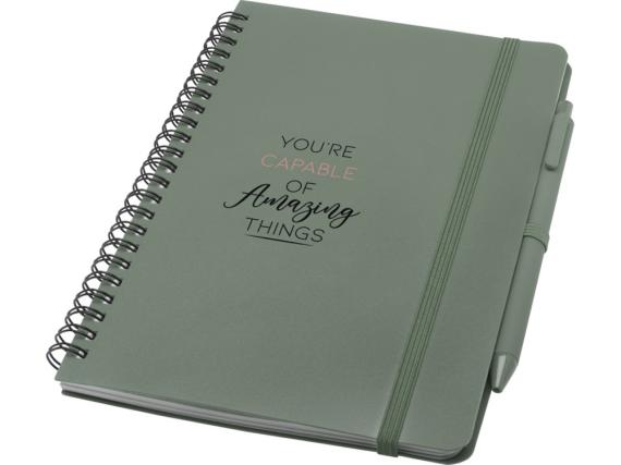 Блокнот А5 «Thalaasa» с шариковой ручкой