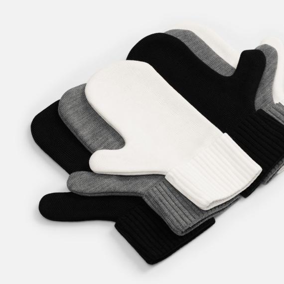 Варежки Yong, черные, размер L/XL