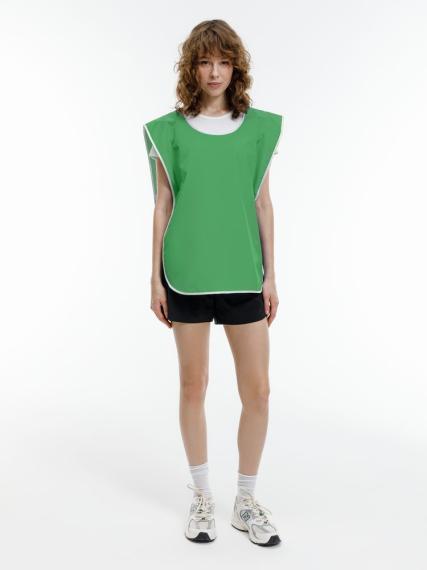 Манишка Member, зеленая с белым