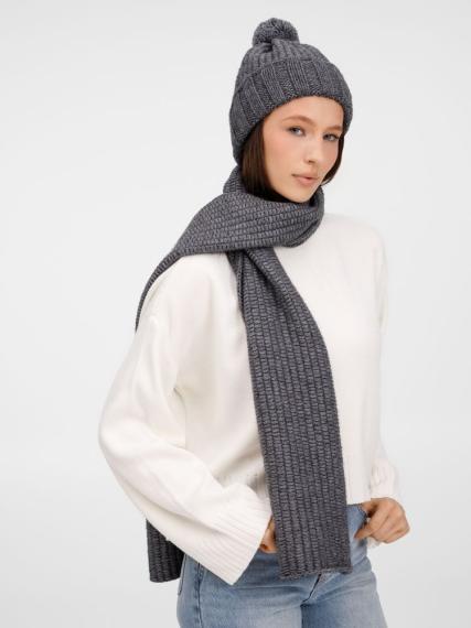 Шарф Frissonelle, серый меланж