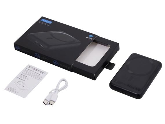 Магнитный внешний беспроводной аккумулятор «Polarix», QC/PD, 10000 мАч