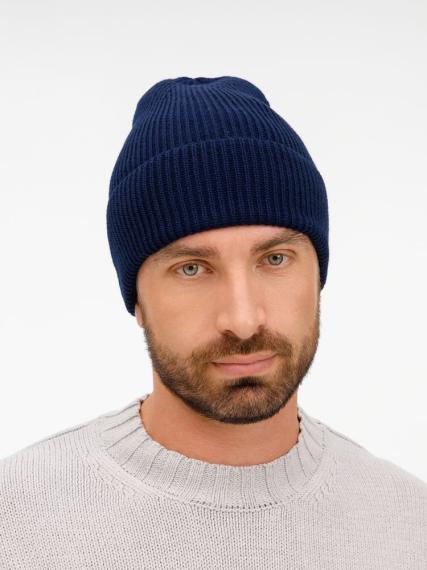 Шапка Nobilis Mono, темно-синяя