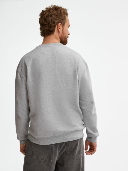 Свитшот унисекс Columbia, серый меланж, размер L