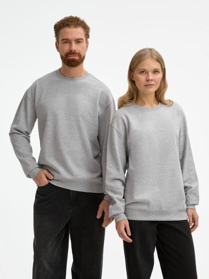 Свитшот унисекс Columbia, серый меланж, размер L