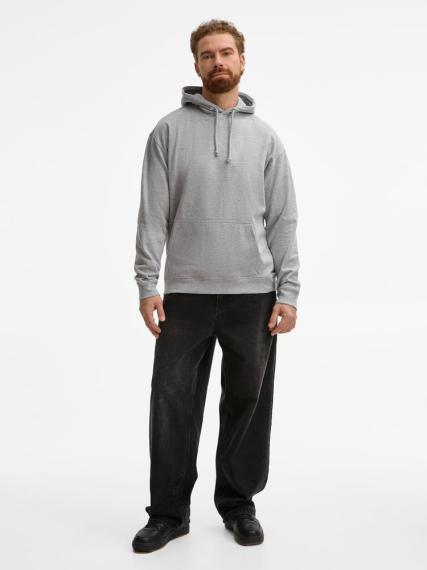 Худи унисекс Condor, серый меланж, размер 4XL