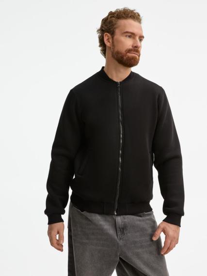 Бомбер унисекс Estado, черный, размер S