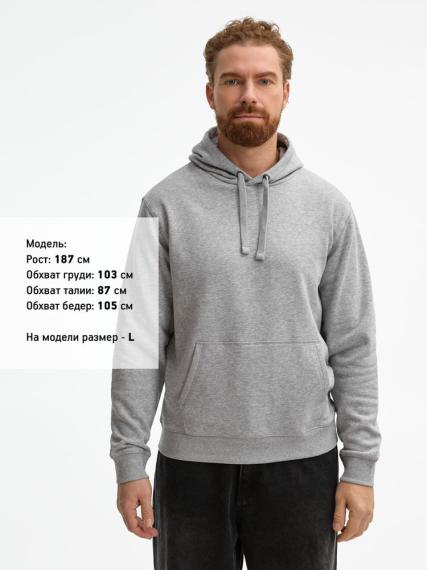 Толстовка унисекс Spencer серый меланж, размер S