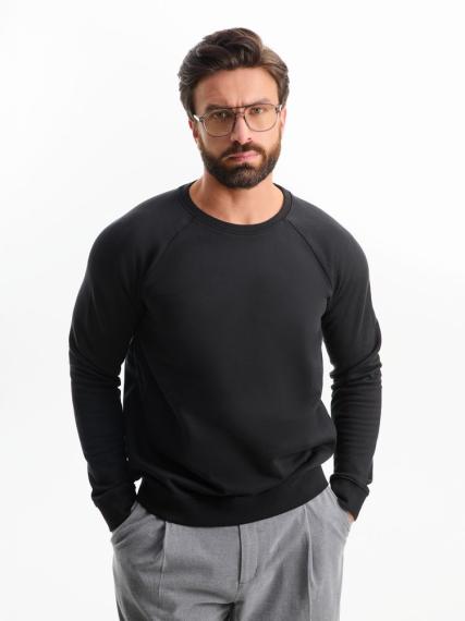 Свитшот унисекс Space, черный, размер XXS