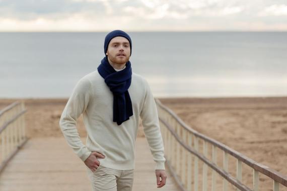 Шарф Cordelia, синий