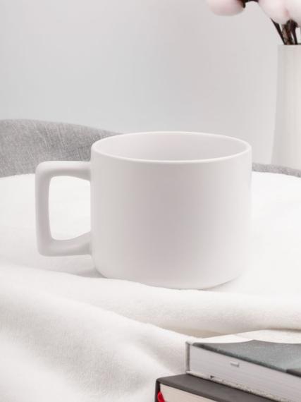 Чашка Jumbo в коробке матовая, белая