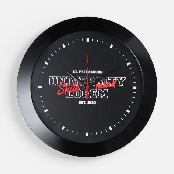 Часы настенные Vivid Large, черные