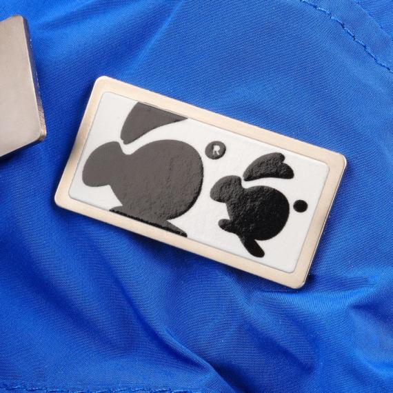 Значок Sanga Matto, серебристый