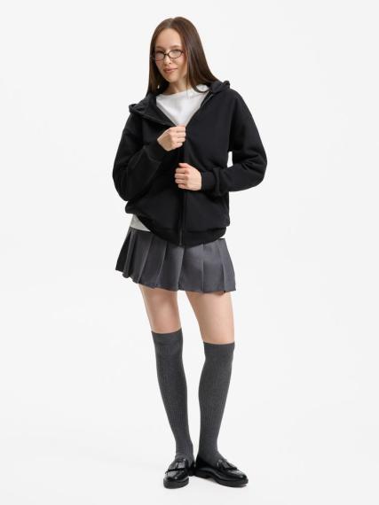 Толстовка унисекс оверсайз Sartoro, черная, размер M/L