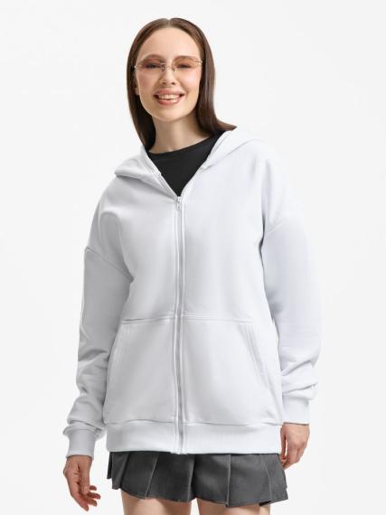 Толстовка унисекс оверсайз Sartoro, белая, размер XS/S