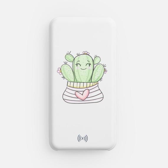 Аккумулятор с беспроводной зарядкой All Day Wireless, 10 000 мАч, белый