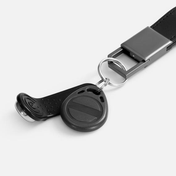 Брелок с карабином Rengas, черный