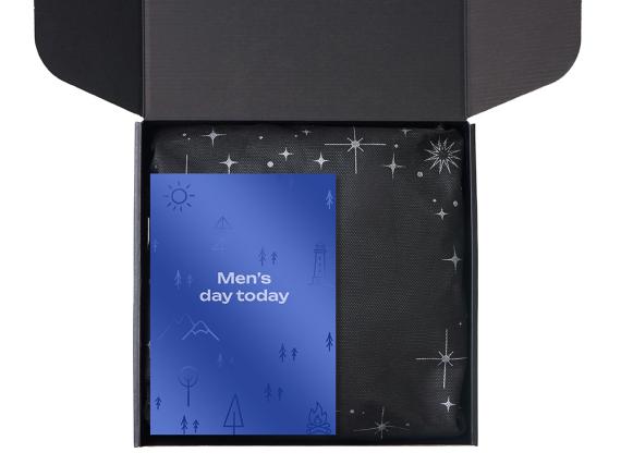 Подарочный набор «Re:m. Step»  с термосом, перчатками и сумкой