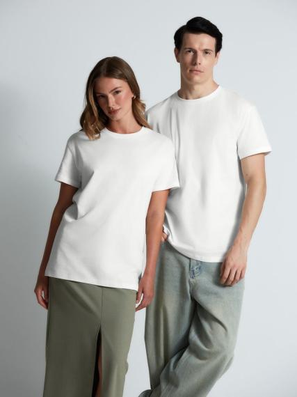 Футболка унисекс T-Bolka 160, белая (белоснежная), размер 4XL