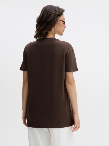 Футболка Regent 150 темно-коричневая (шоколад), размер XS