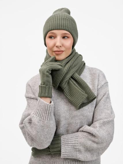 Перчатки Catch Match, зеленые (полынь), размер S/M