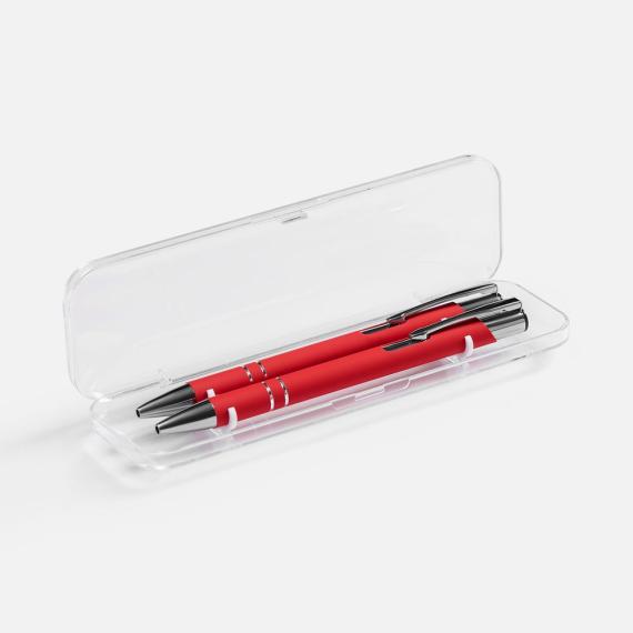 Набор из 2 ручек Keskus Soft Touch, красный