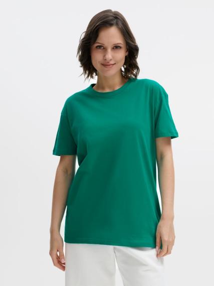 Футболка Regent 150 зеленая (изумрудная), размер S