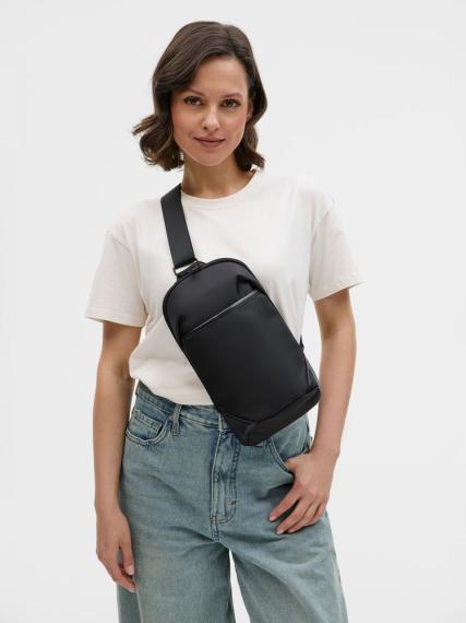 Рюкзак на одно плечо Solnex, черный