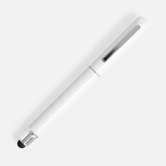 Роллер Scribo со стилусом, матовый белый