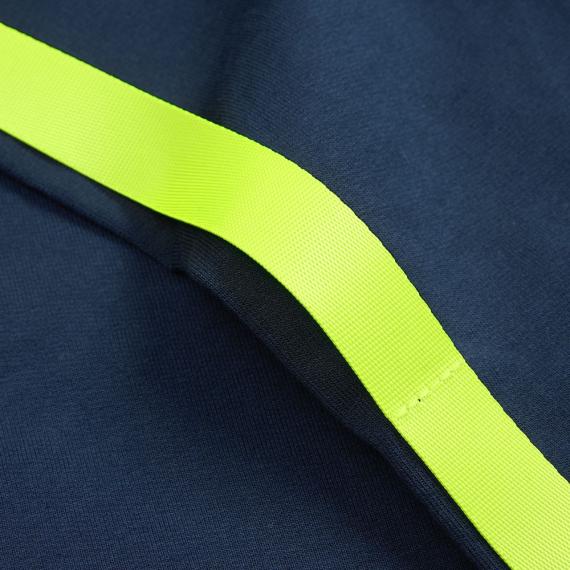 Футболка оверсайз с двойным рукавом Kosmos, темно-синяя, размер M/L