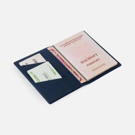 Обложка для паспорта Devon, синяя
